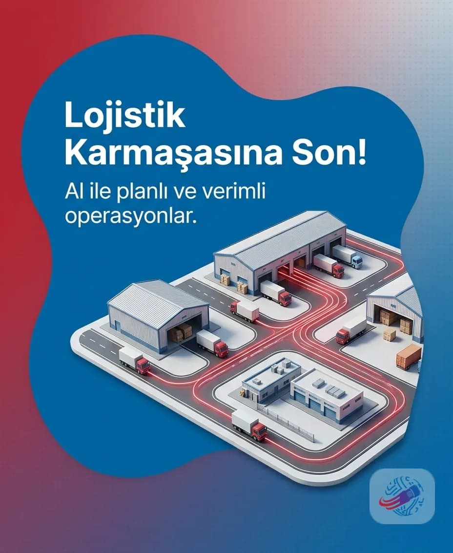 Instagram post by @seferi_ai: a design titled “An end to logistics chaos”